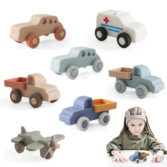 Montessori Silicone Baby Car Teether Educational Toy